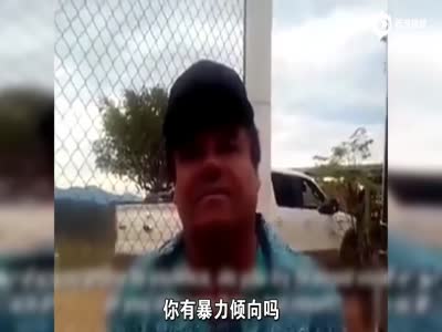 墨西哥毒枭古斯曼又被活捉 逃亡中受访视频曝光