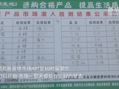 河北新发地市场多措并举供应北京新鲜蔬菜