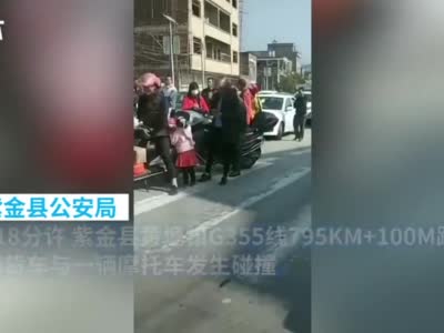 广东一货车与摩托车发生碰撞，3人死亡