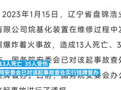 国务院安委会办公室约谈辽宁省盘锦市人民政府主要负责人