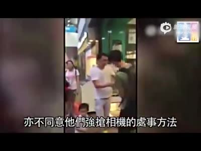 港媒说明孩子在香港街头小便事件