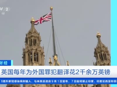 英媒：英国每年为外国罪犯翻译花费超2300万英镑