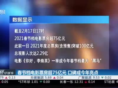 春节档电影票房超75亿元 口碑成今年亮点