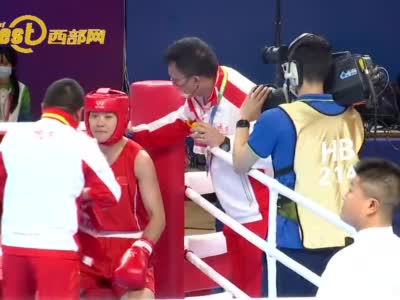 陕耀全运丨陕西队拳击选手谷红晋级十四运会女子69公斤级半决赛
