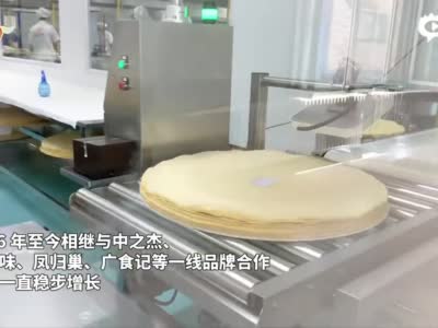 走进敦化小万庄煎饼生产基地 探秘0.26毫米薄度的煎饼